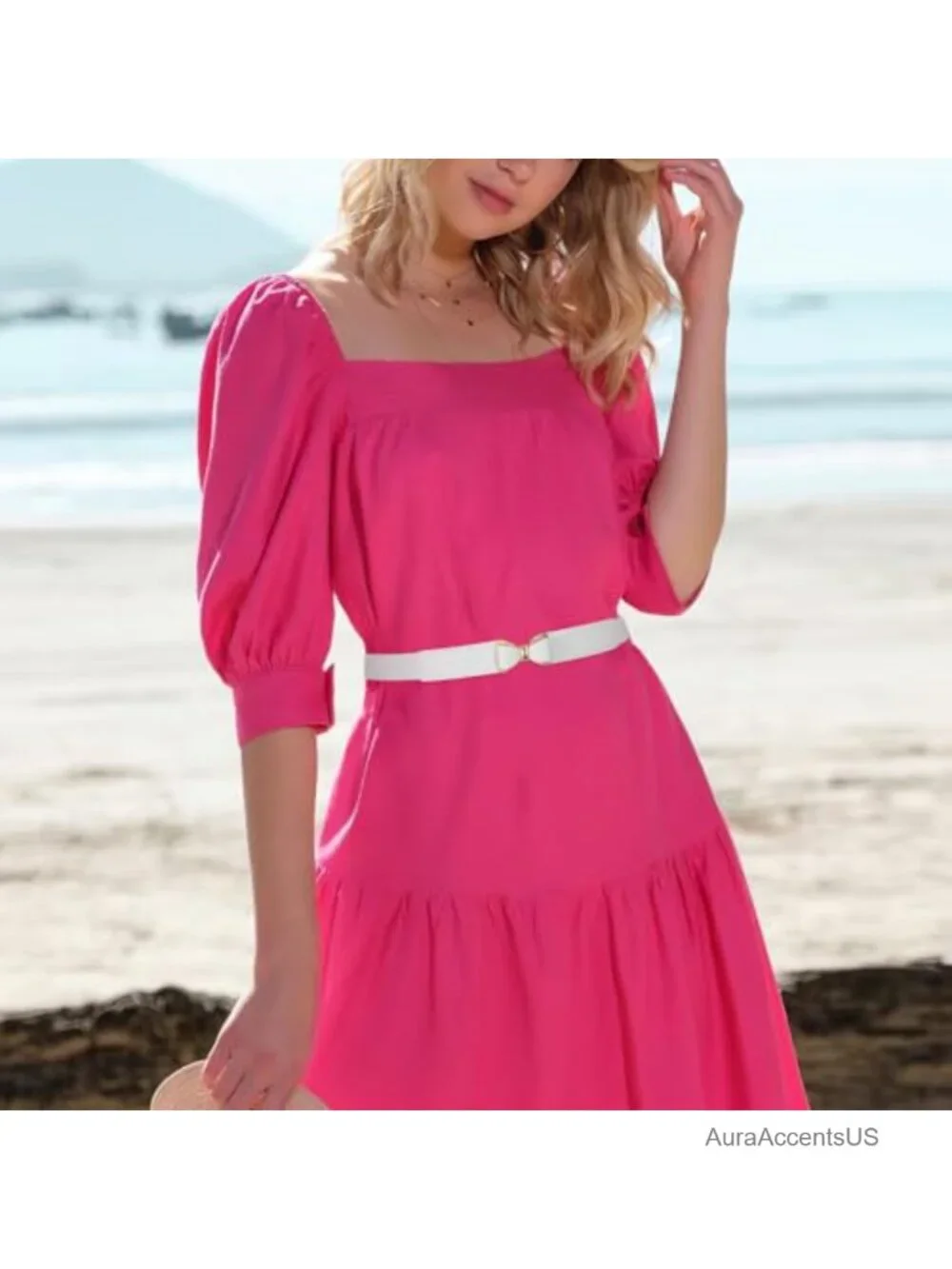 Stretchy Skinny Elastic Bow Belt for Dresses Waist Belts